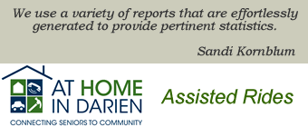 At Home in Darien: We use a variety of reports that are effortlessly generated to provide pertinent statistics.